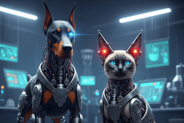 pies kot robot robopies robokot cyber