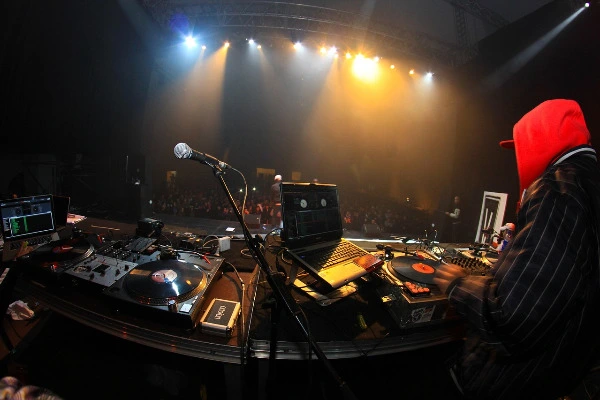 koncert, światła, oświetlenie, muzyka, scena